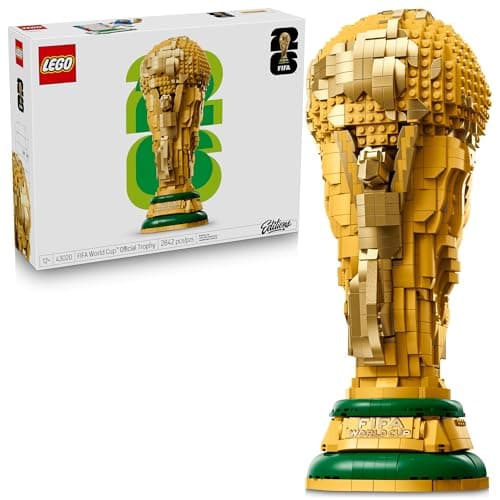 LEGO Editions Trofeo Oficial de la Copa Mundial de la FIFA - Réplica Model Kit de Construcción para Niños y Niñas, Años 12+ - Regalo para Aficionados al Futbol - 43020