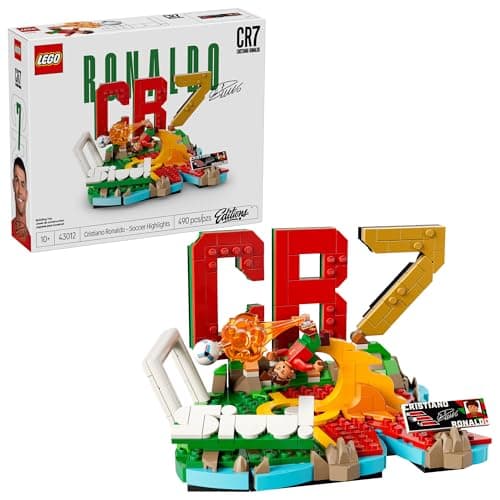 LEGO Editions Cristiano Ronaldo: Fenómenos del Futbol – Set de Construcción y Decoración – 43012