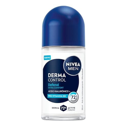 NIVEA MEN Desodorante Antitranspirante Derma Control Defend Roll-On 50ml