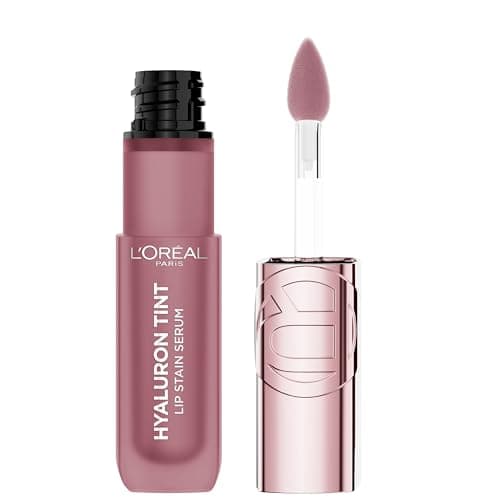 L'Oreal Paris, Tinta Sérum Para Labios Hyaluron Tint, Tono 217 Smokey Mauve, Para Hidratación