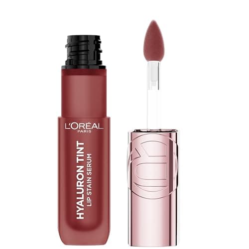 L'Oréal Paris, tinta sérum para labios Hyaluron Tint, tono 521 Bordeaux Please, para hidratación