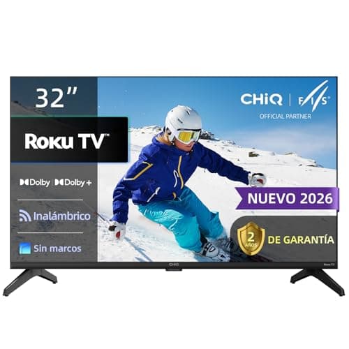 CHiQ Television 32L621FR ROKU Pantalla 32 Smart TV Pulgadas HD