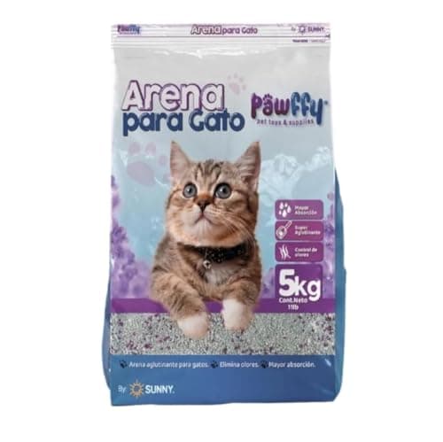 Arena para Gato Pawffy Lavanda De 5 Kg
