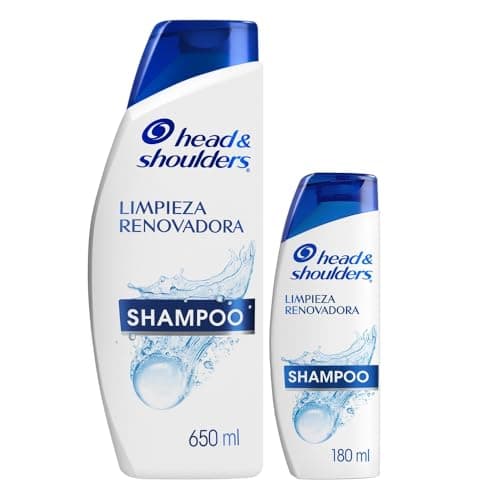 Head & Shoulders Limpieza Renovadora Shampoo Control Caspa 650 ml + 180 ml Pack 2 unidades